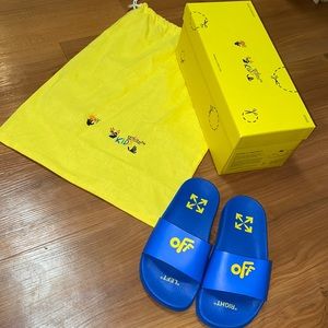 Off white slides